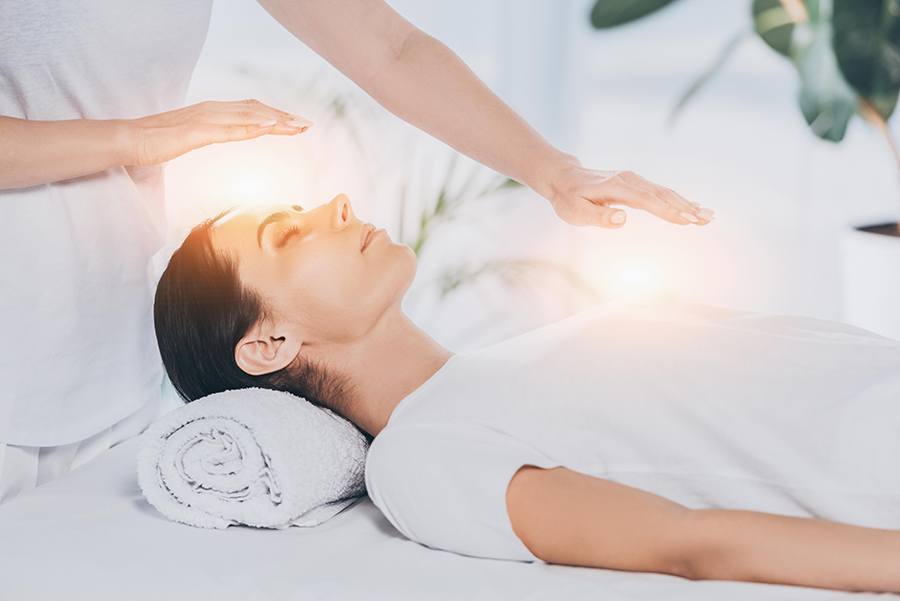 Posición de manos Reiki